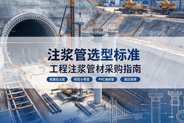 红旗注浆管选型标准