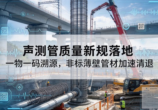 红旗声测管质量新规落地，一物一码溯源，非标薄壁管材加速清退