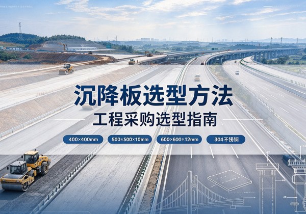 红旗沉降板选择方法